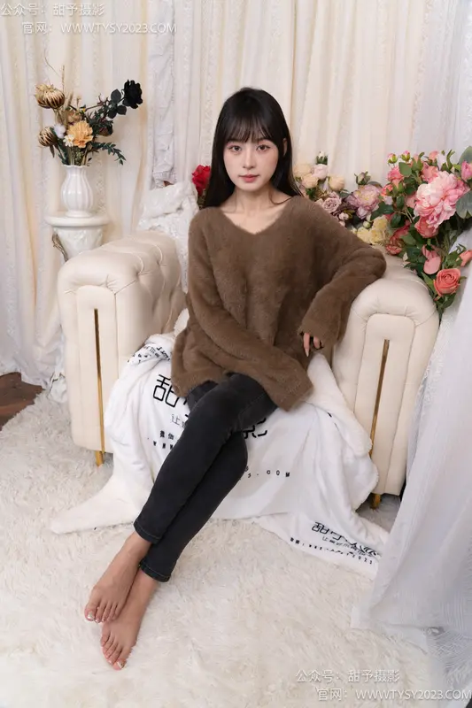 甜予摄影 NO.010 小离-靴子、白棉袜、裸足 15